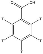 Benzoic acid, free acid, [3H]-