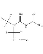 Metformin, hydrochloride salt, [methyl-3H]-