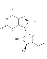 Xanthosine, [8-3H]-