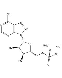 Adenosine 5'-monophosphate, diammonium salt, [8-14C]-