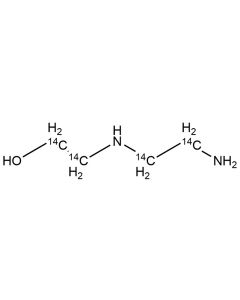 N-(2-Aminoethyl)ethanolamine, [14C(U)]-
