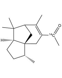 Acetyl cedrene, [carbonyl-14C]-